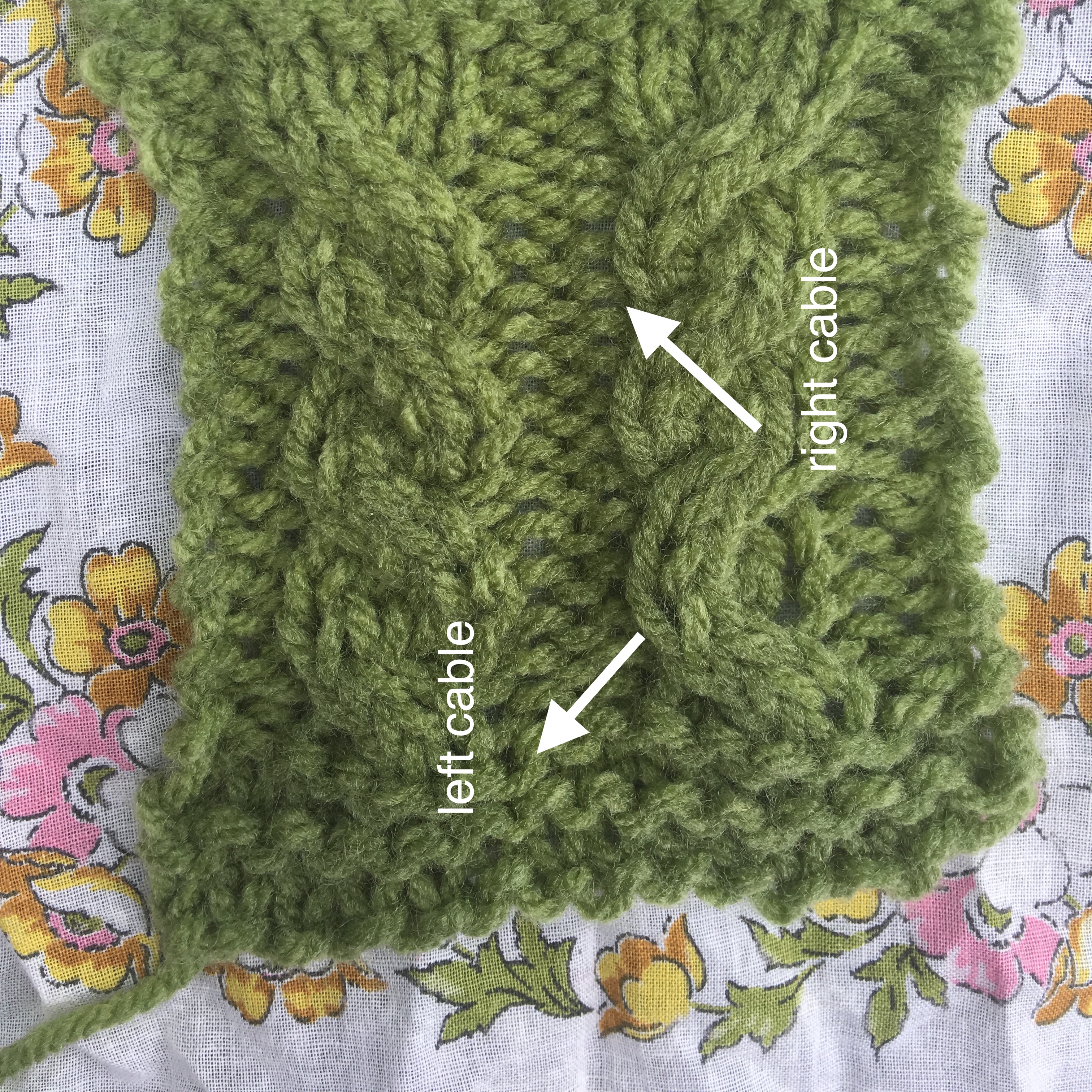 How to knit the Cable Stitch without a cable needle (Step-by-step tutorial)  